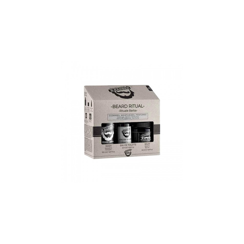 B.barber Cofanetto Beard Ritual Rituale Barba 