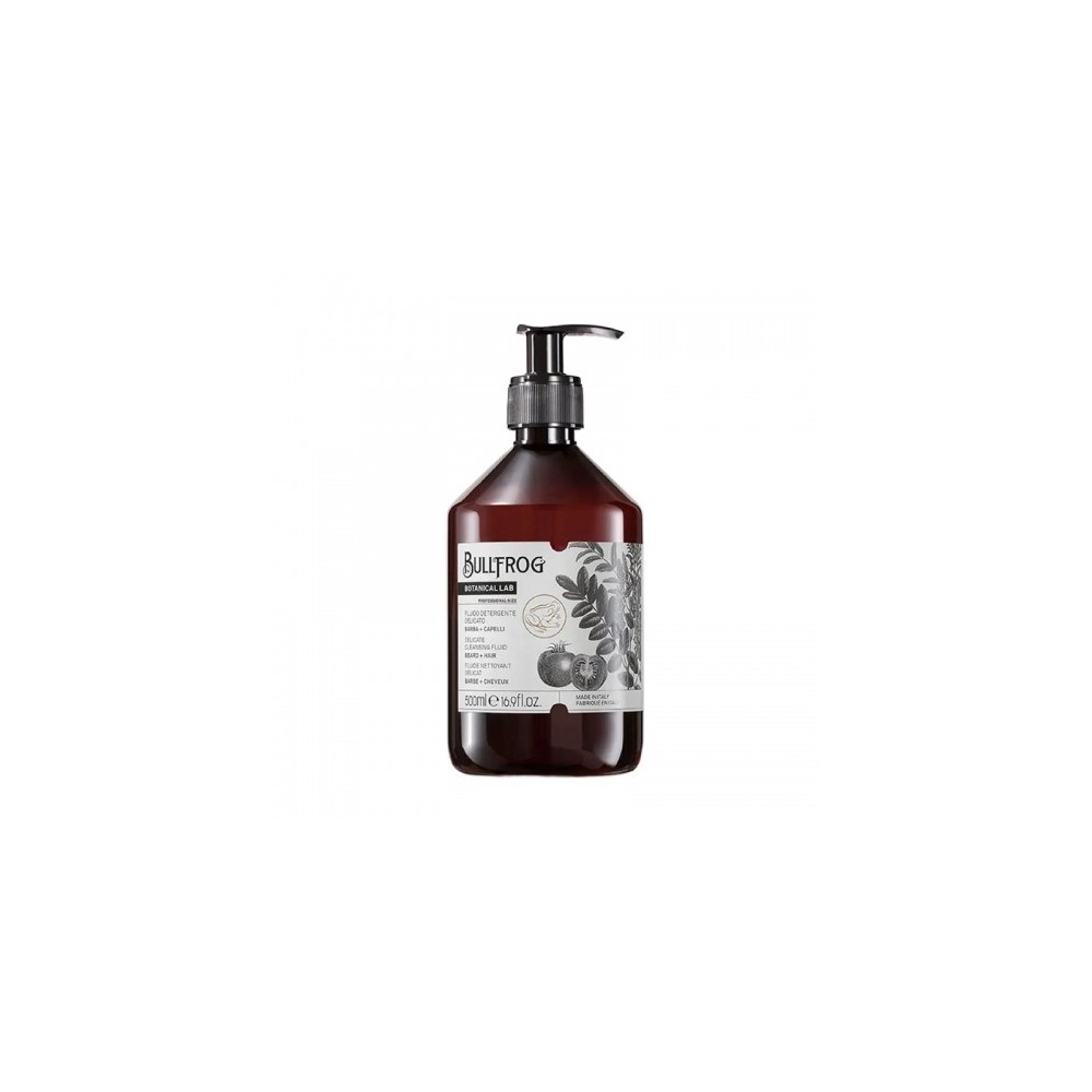 Bullfrog Fluido Detergente Delicato Barba + Capelli 500 Ml 