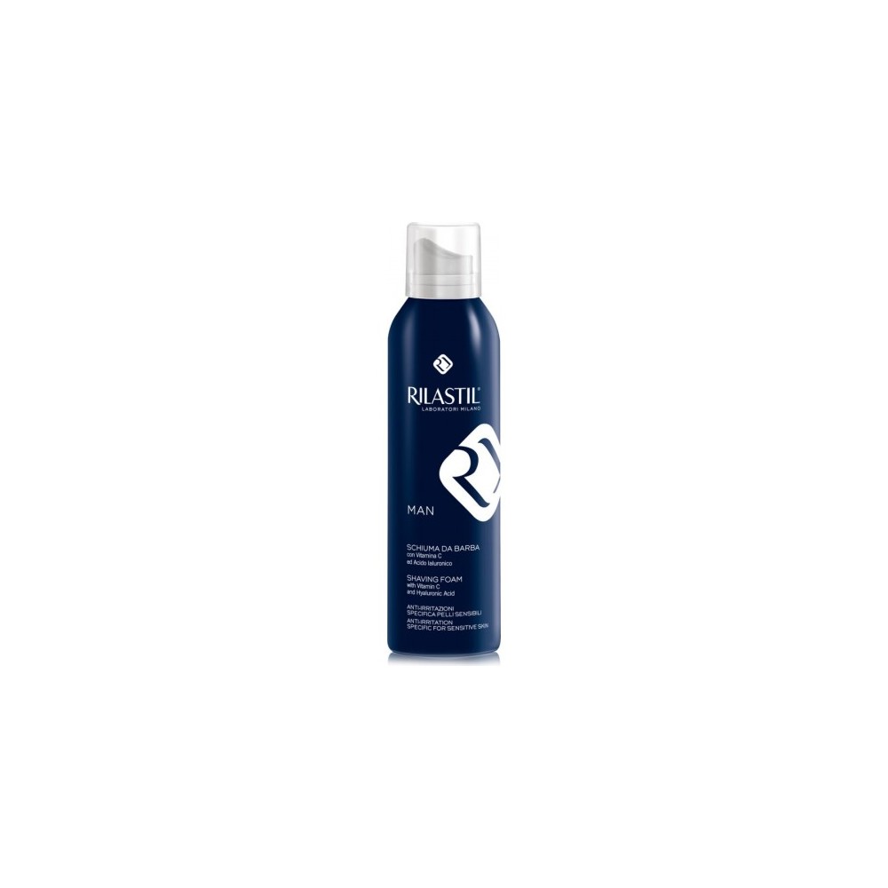 Rilastil Man Schiuma Da  Barba Pelli Sensibili 200 Ml 