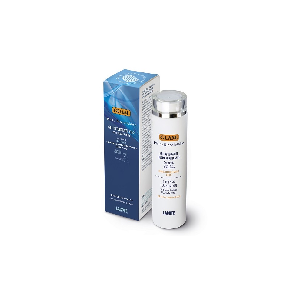 Guam Micro Biocellulaire Gel Detergente Pelli Grasse - Miste 200ML 