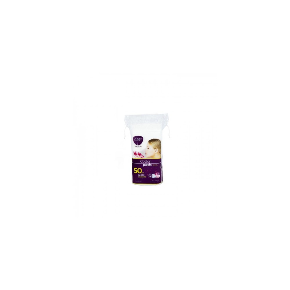 Clendy Cotton Pads Maxi 50 Dischetti Struccanti 