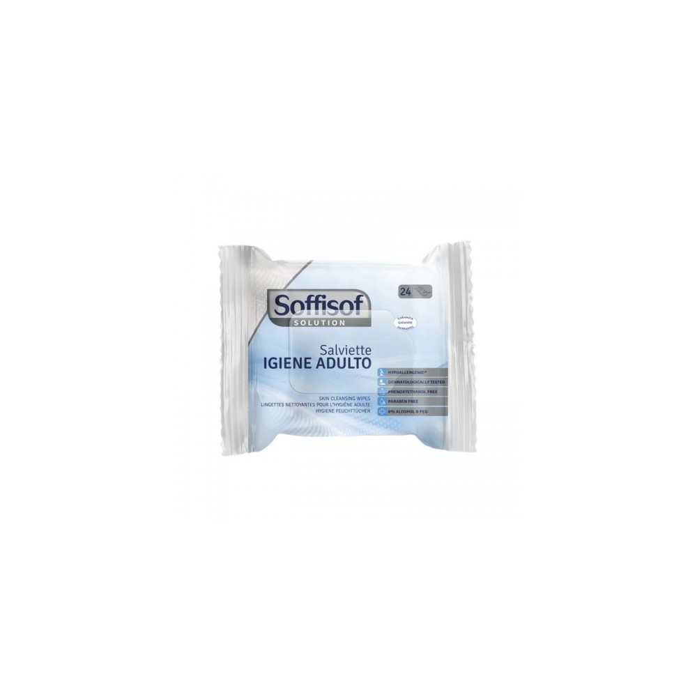 Soffisof 24 Salviette Detergenti Imbevute 
