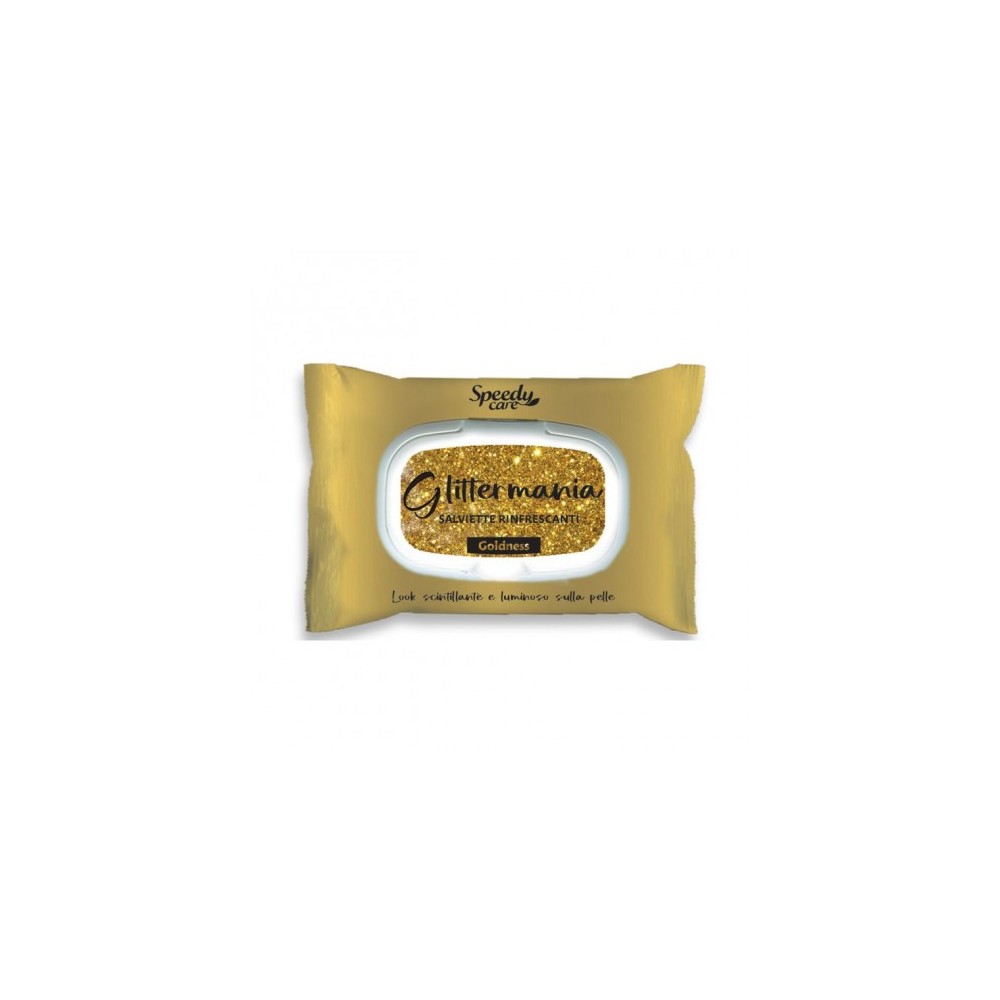 Speedy Care Glitter Mania Goldness 15 Salviette Glitter Rinfrescanti 
