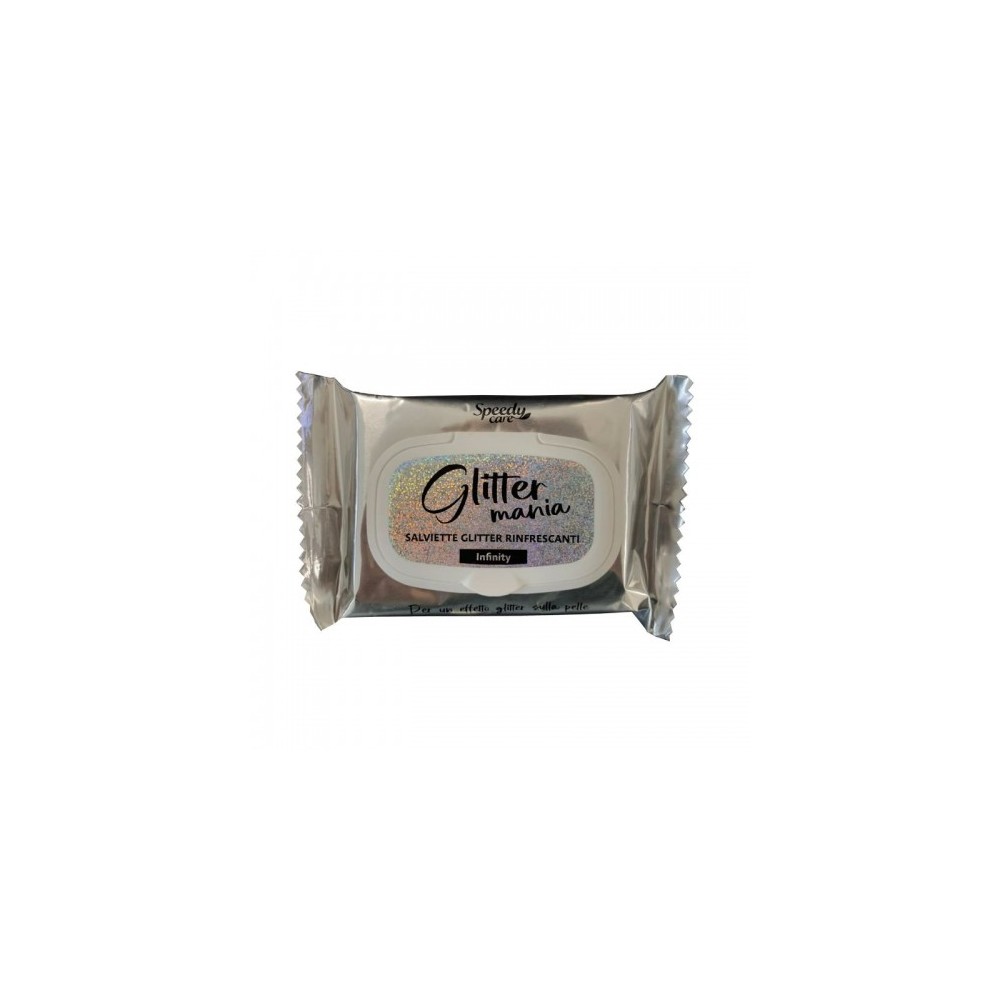 Speedy Care Glitter Mania Infinity 15 Salviette Glitter Rinfrescanti 