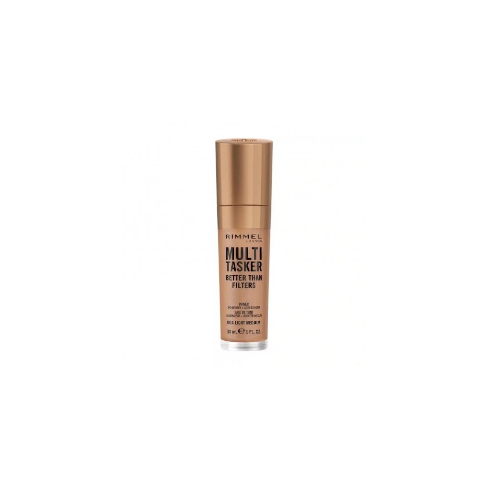 Rimmel Multi-Tasker Better Than Filters 3 In 1 Primer Glow Booster & Illuminante N.004 Light Medium 