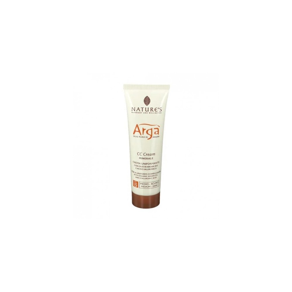 Nature'S Argà CC Cream SPF15 Uniformante 50 Ml Medio Scuro 