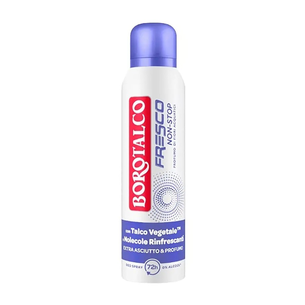 Borotalco Fresco Non-Stop Profumo Di Fiori Acquatici Deo Spray 150 ml 
