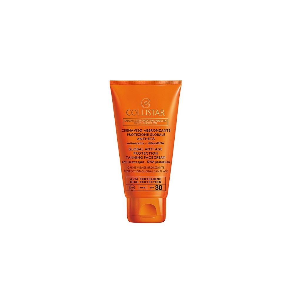Collistar Speciale Abbronzatura Perfetta Crema Viso Abbronzante Protezione Globale Anti-Età SPF 30 