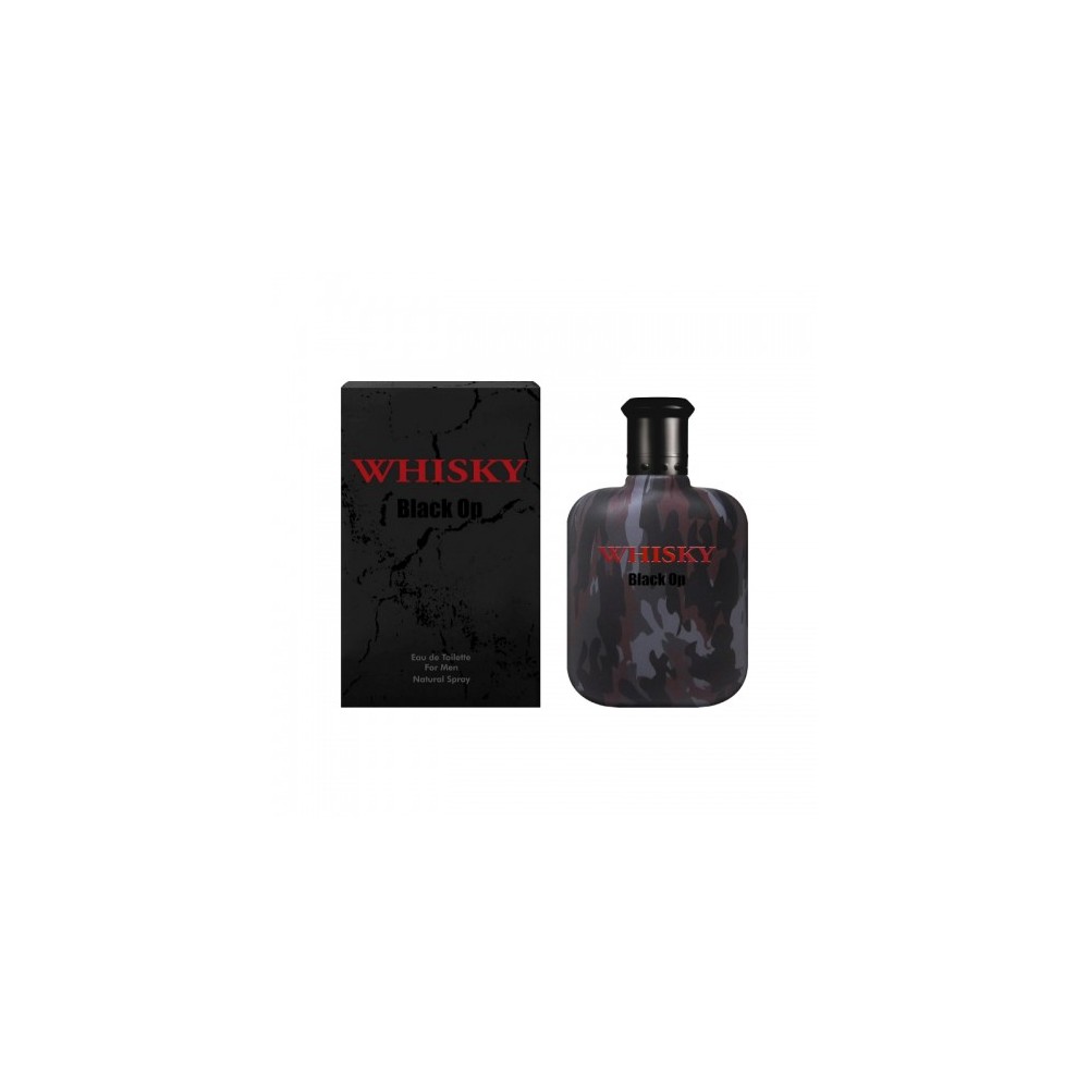 Evaflor Whisky Black Op Eau De Toilette Uomo 100 Ml Vapo 
