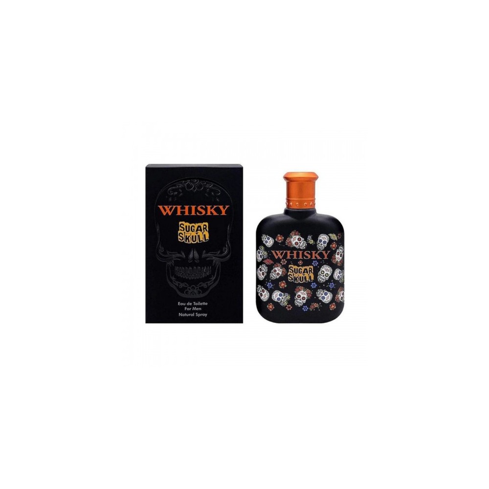 Evaflor Whisky Sugar Skull Eau De Toilette Uomo 100 Ml Vapo 