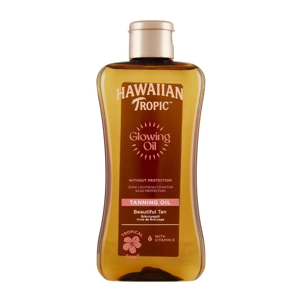 Hawaiian Tropic Tropical Tanning Oil Olio Solare Abbronzante Senza Protezione 200 ml 