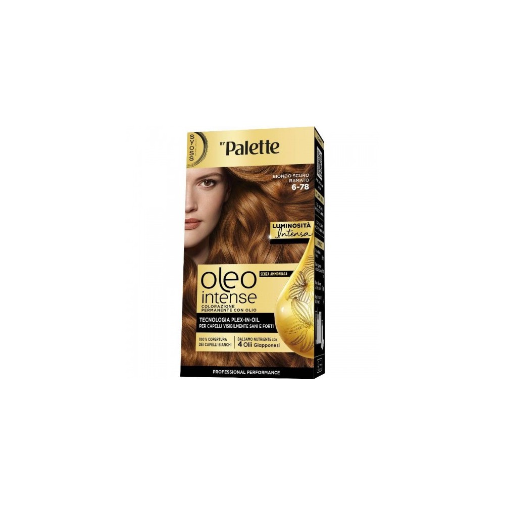 Palette Syoss Oleo Intense Colorazione Permanente N. 6-78 Biondo Scuro Ramato 