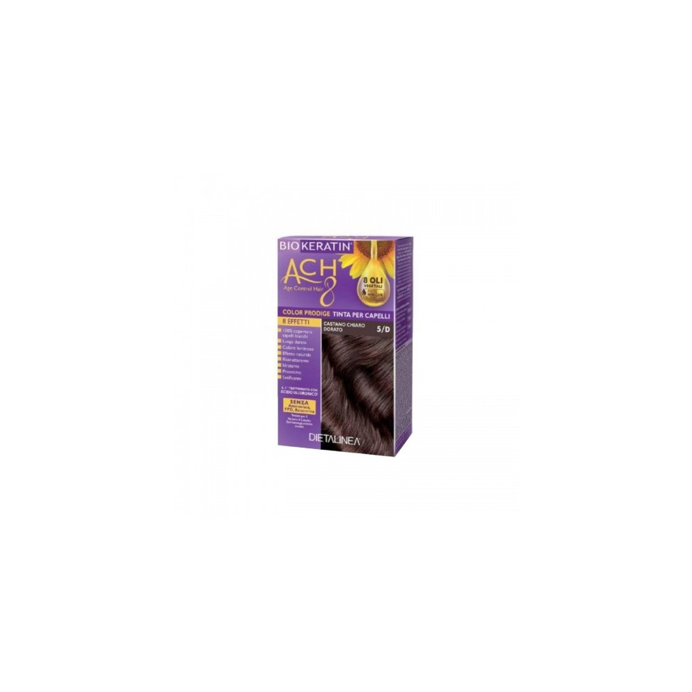 Dietalinea Biokeratin Ach 8 Color Prodige Tinta 5/D Castano Chiaro Dorato 