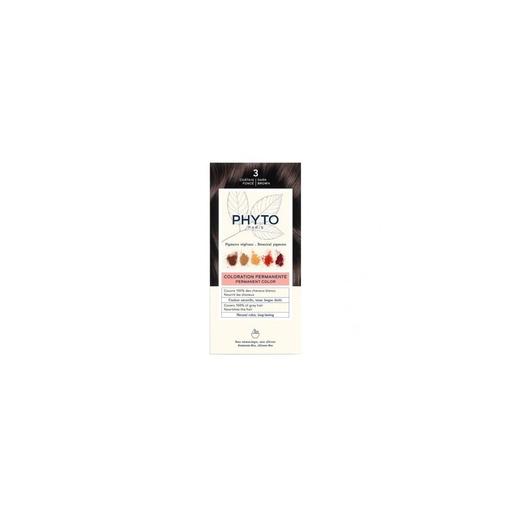 Phyto Color Kit Colorazione Permanente N.3 Castano Scuro 