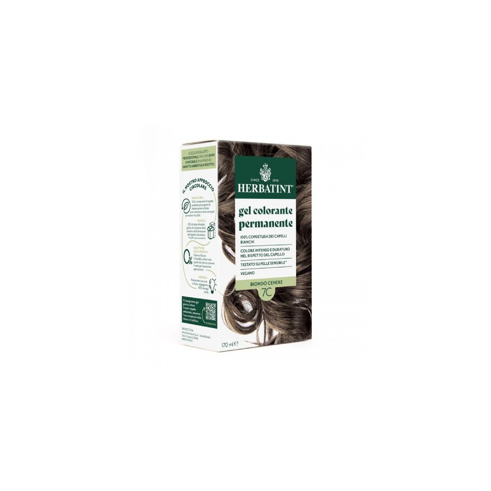Herbatint Gel Colorante Permanente N.7C Biondo Cenere 170 Ml 