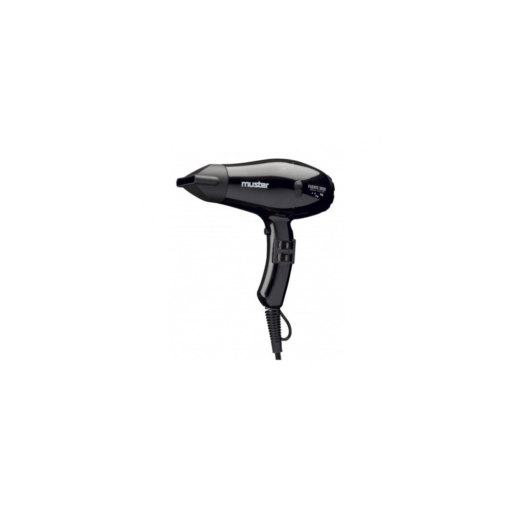 Muster Fuerte 3000 Asciugacapelli Nero 2100w 