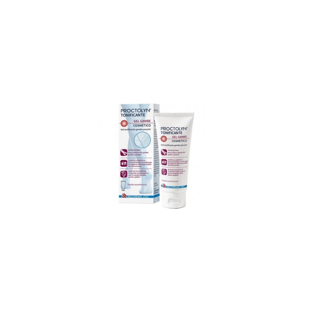 Recordati Proctolyn Tonificante Gel Tonificante Gambe Pesanti 100 Ml 