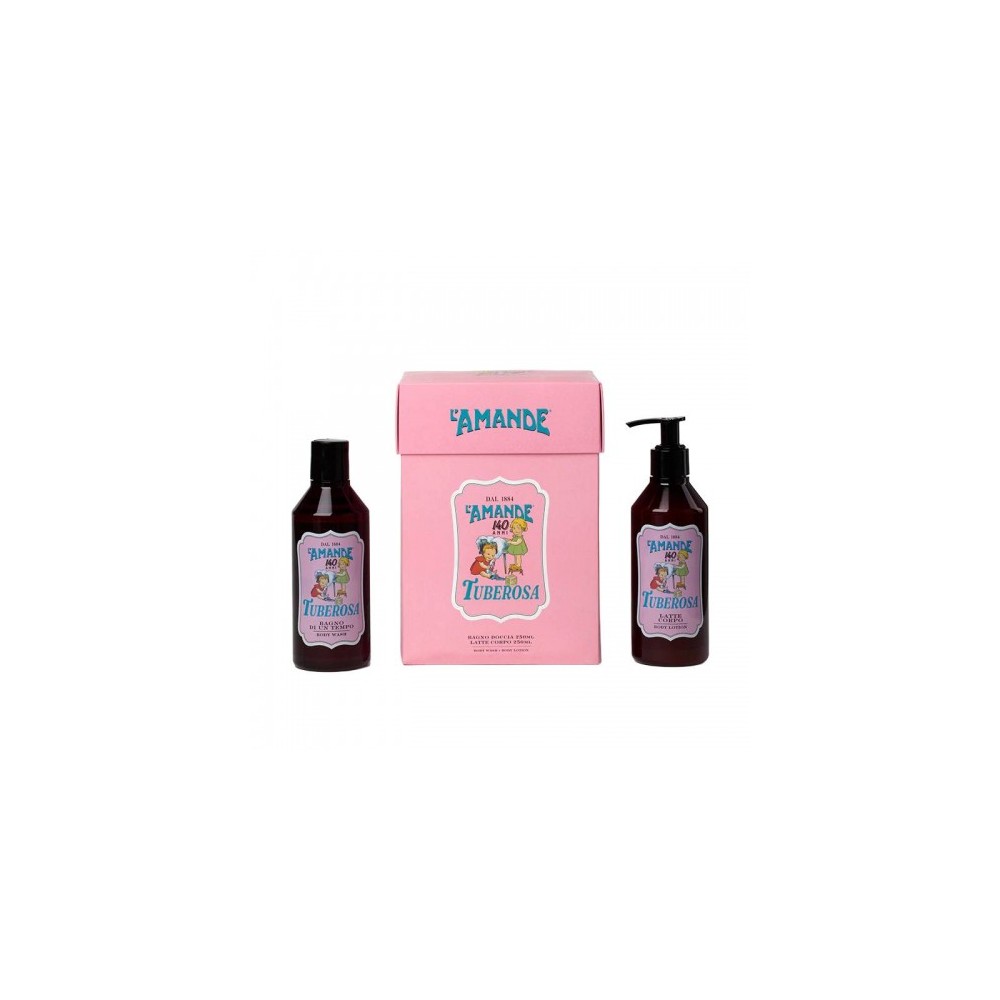 L'Amande Cofanetto Tuberosa Bagno Di Un Tempo 250 Ml + Latte Corpo 250 Ml 