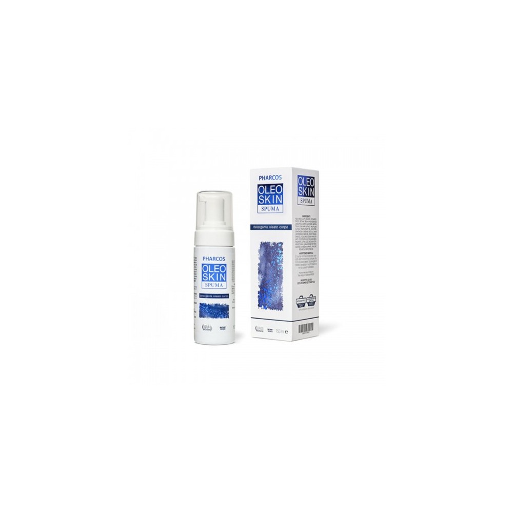 Pharcos Oleoskin Spuma Detergente Oleato Per Il Corpo 150 Ml 