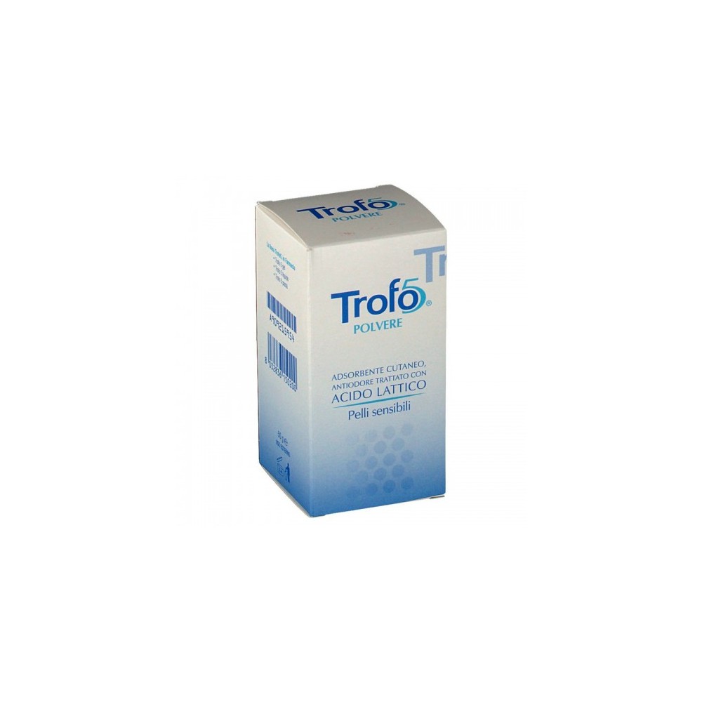 Uniderm Farmaceutici Trofo-5 Polvere Adsorbente E Antiodore Per Pelli Sensibili 50 G 