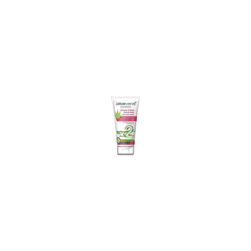 Zuccari Aloevera2 Crema D 'Aloe Universale Idratante Protettiva Viso Mani Corpo  75 Ml 