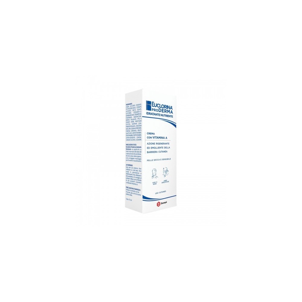 Dompe Euclorina Proderma Idratante Nutriente Crema Per Pelle Secca E Sensibile 75 Ml 