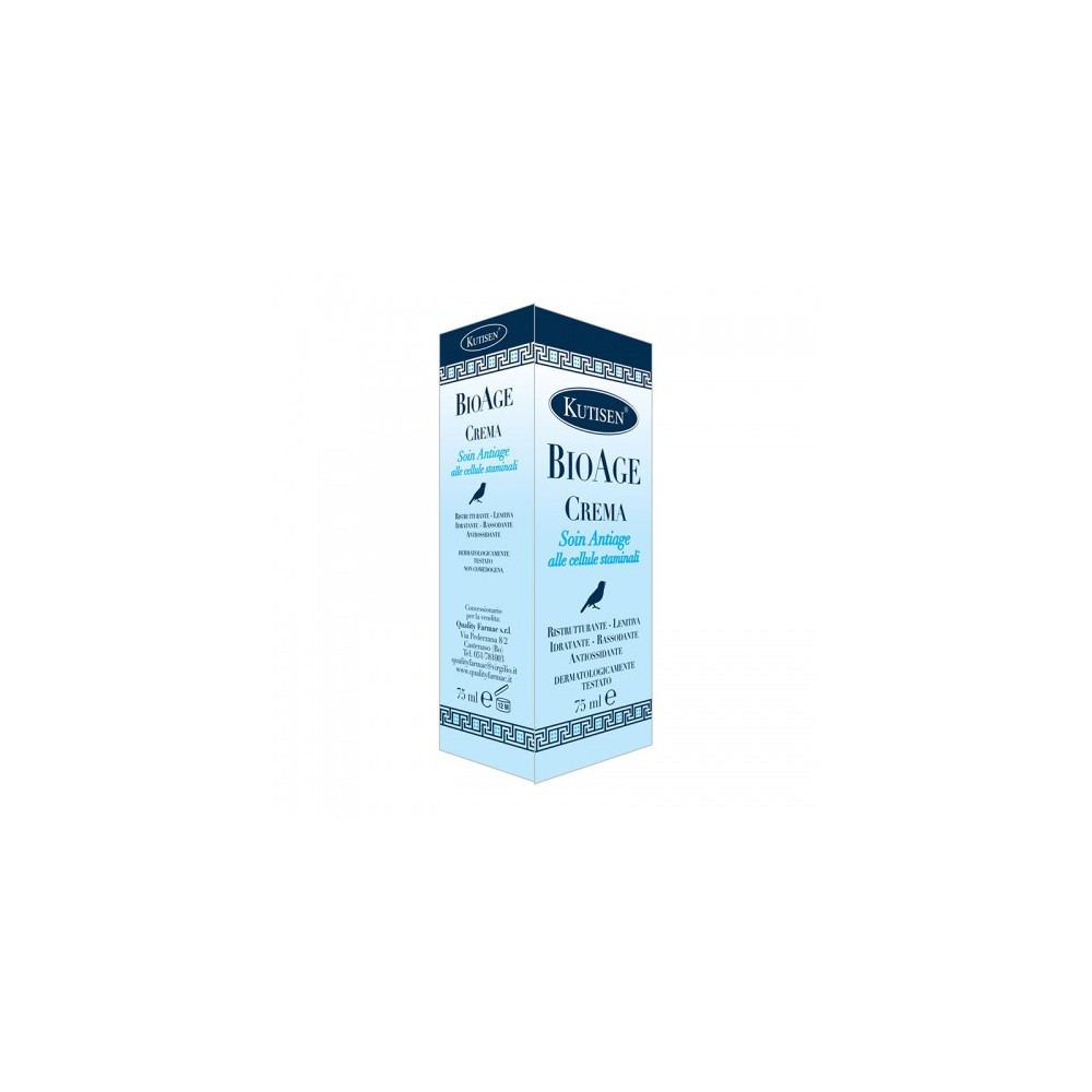 Quality Farmac Kutisen Bioage Soin Antiage Crema Antietà Alle Cellule Staminali 75 Ml 
