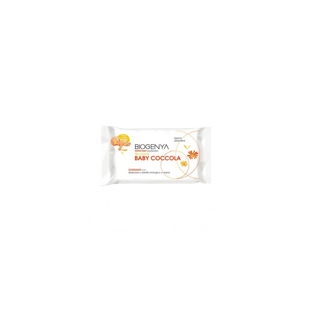 Biogenya Super Baby Protection Baby Coccola 72 Salviettine Detergenti 