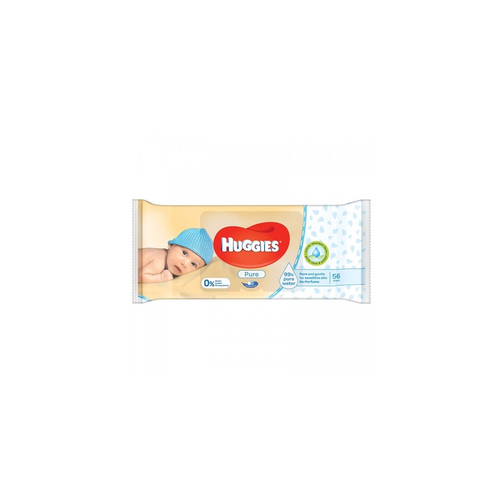 Huggies Pure 56 Salviette Delicate 