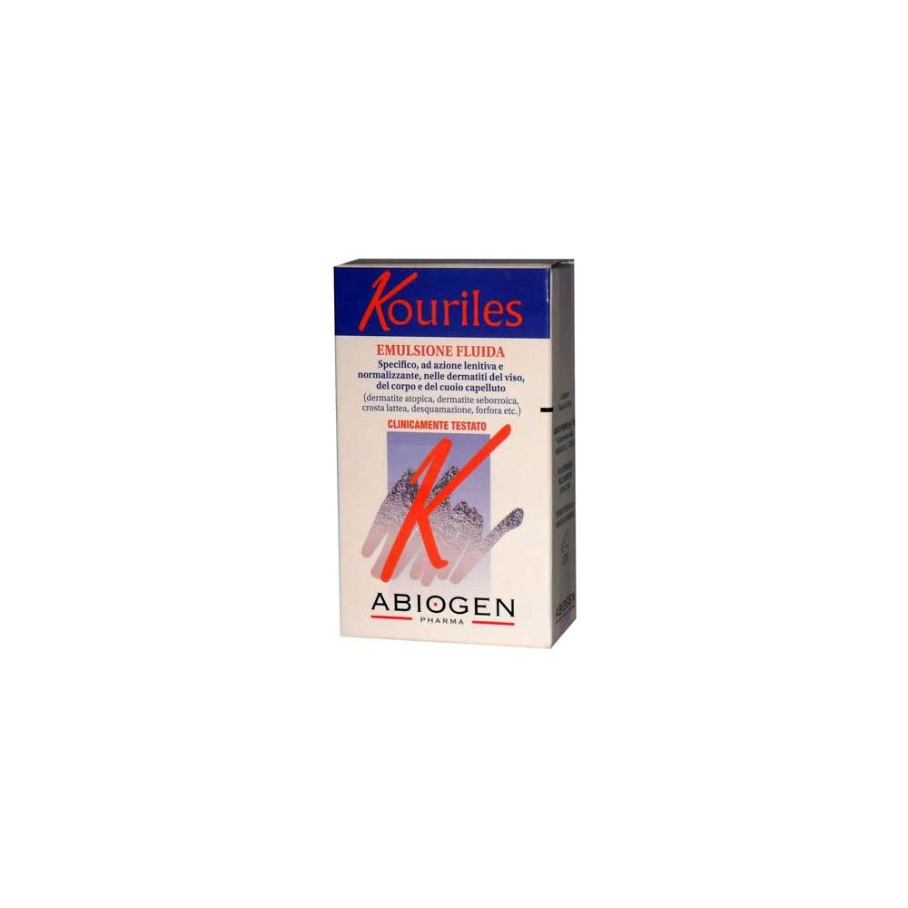 Abiogen Pharma Kouriles Emulsione Fluida Viso Ad Azione Lenitiva E Normalizzante  30 Ml 