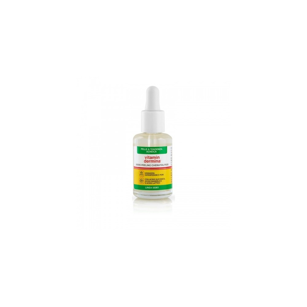 Istituto Ganassini Vitamindermina Linea Sebo Siero Peeling Cheratolitico 30 Ml 