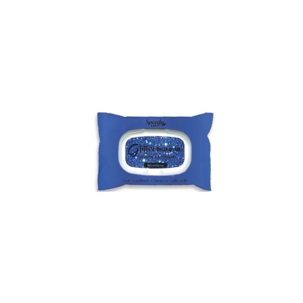 Speedy Care Glitter Mania Bluemoon 15 Salviette Glitter Rinfrescanti 