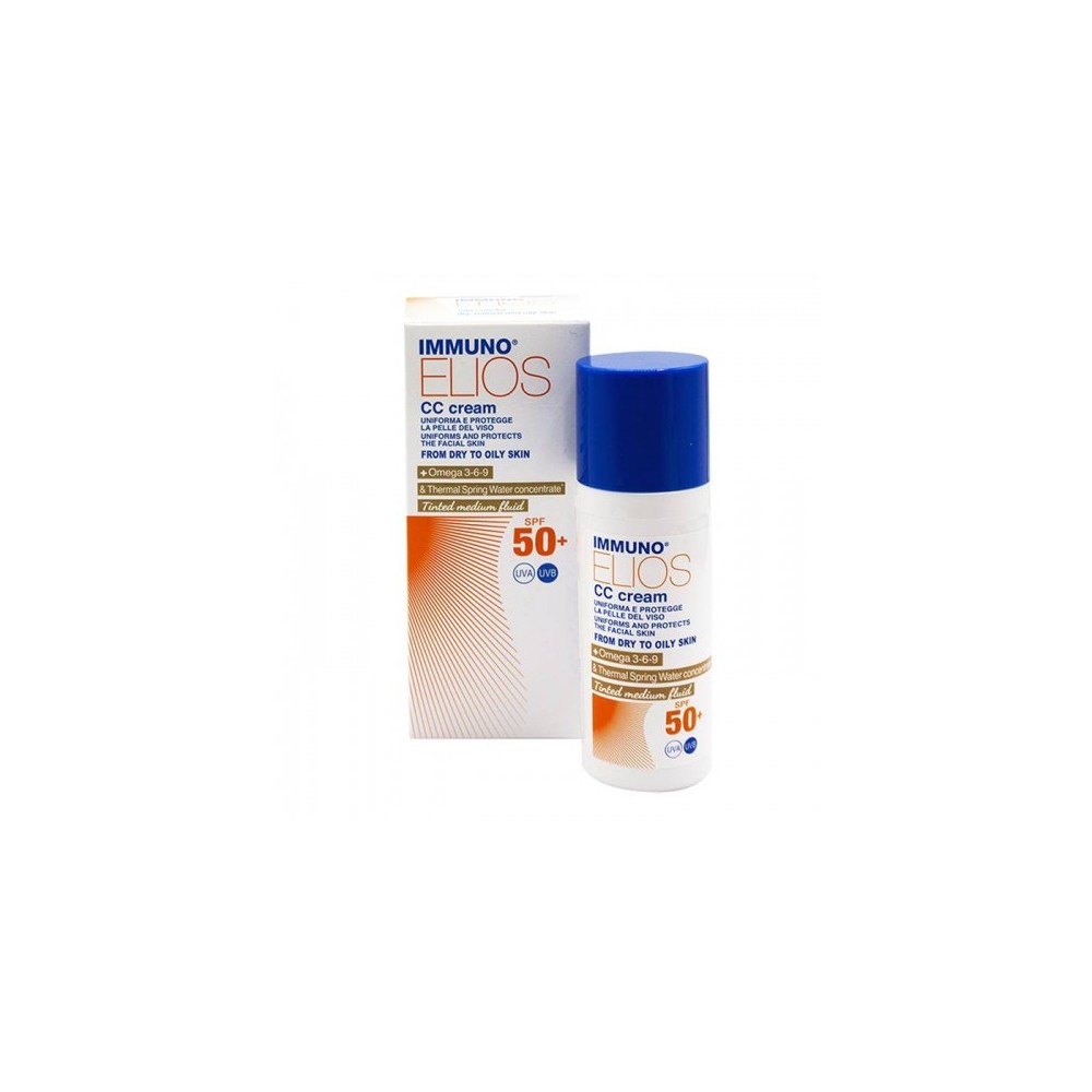 Morgan Crema Solare Viso Immuno Elios 50+ Cc Cream Protezione Molto Alta 40 Ml Medium 