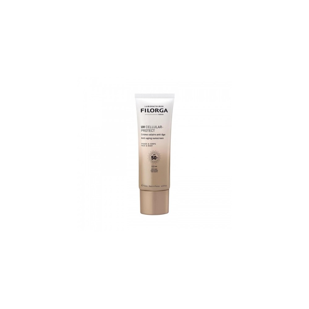 Filorga Crema Solare 50+ SPF Viso E Corpo Uv Cellular Protect Anti Età Protezione Molto Alta 125 Ml 