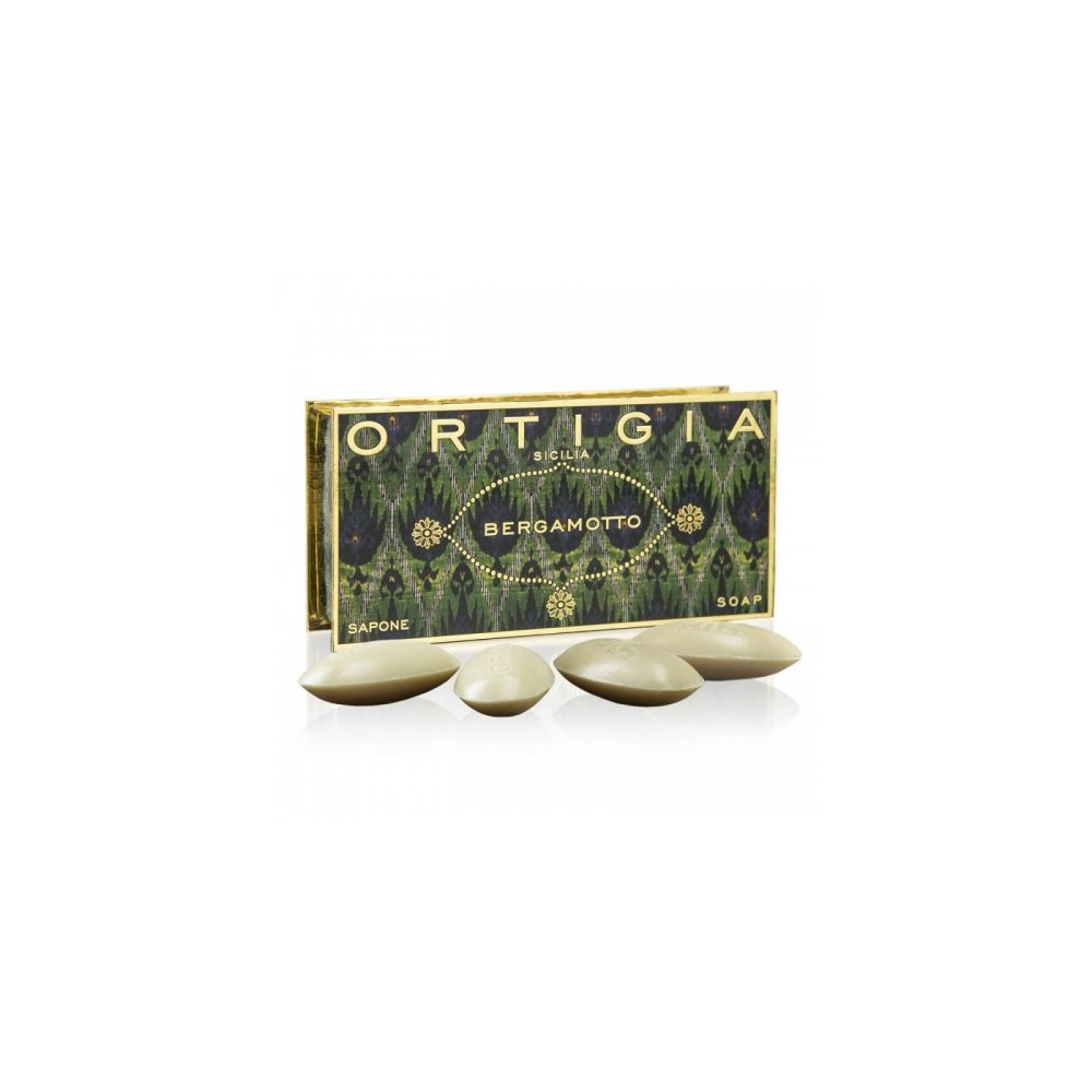 Ortigia Bergamotto Scatolacola Con 4 Saponi Da 40 G 