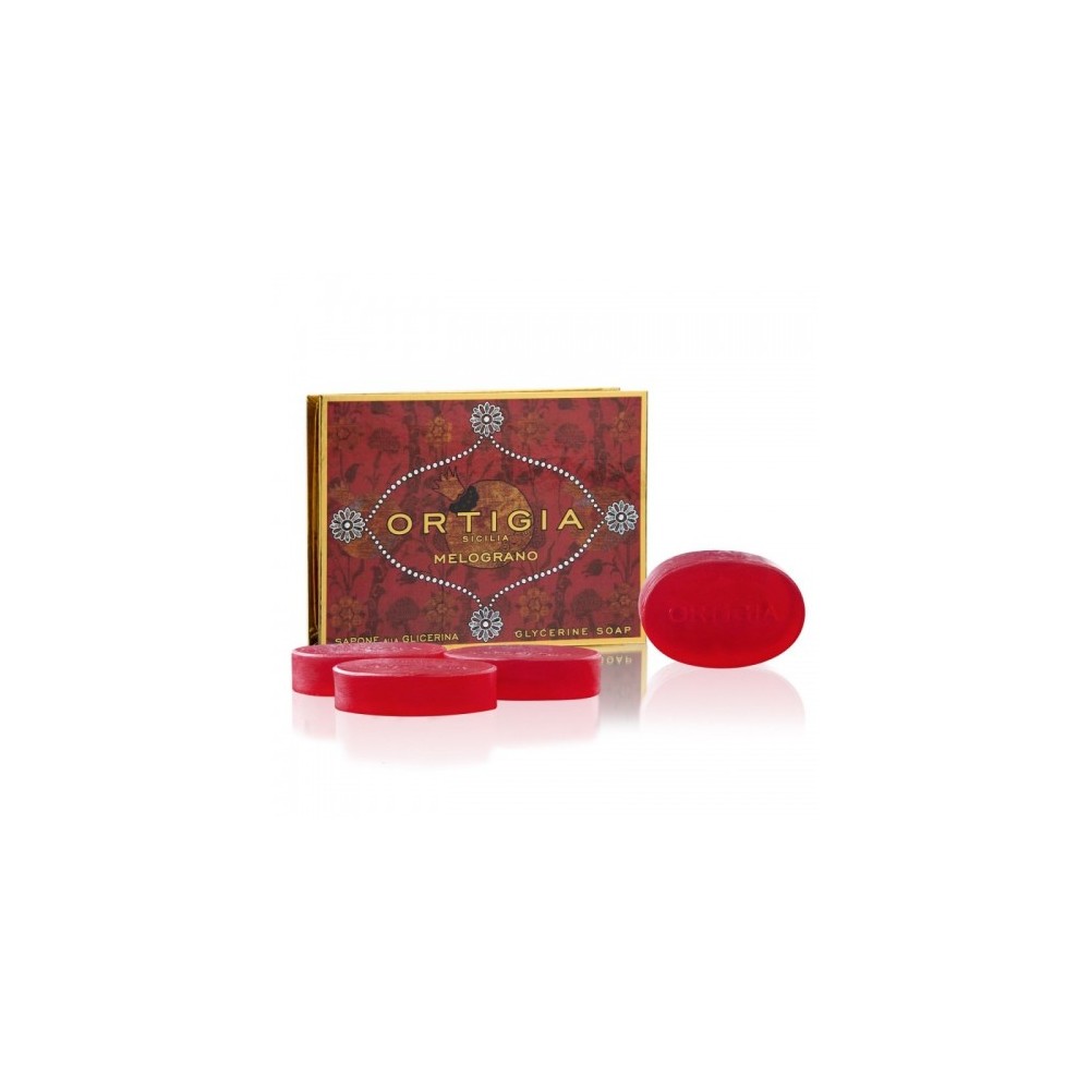 Ortigia Melograno Scatolacola Con 4 Saponi 40 G 