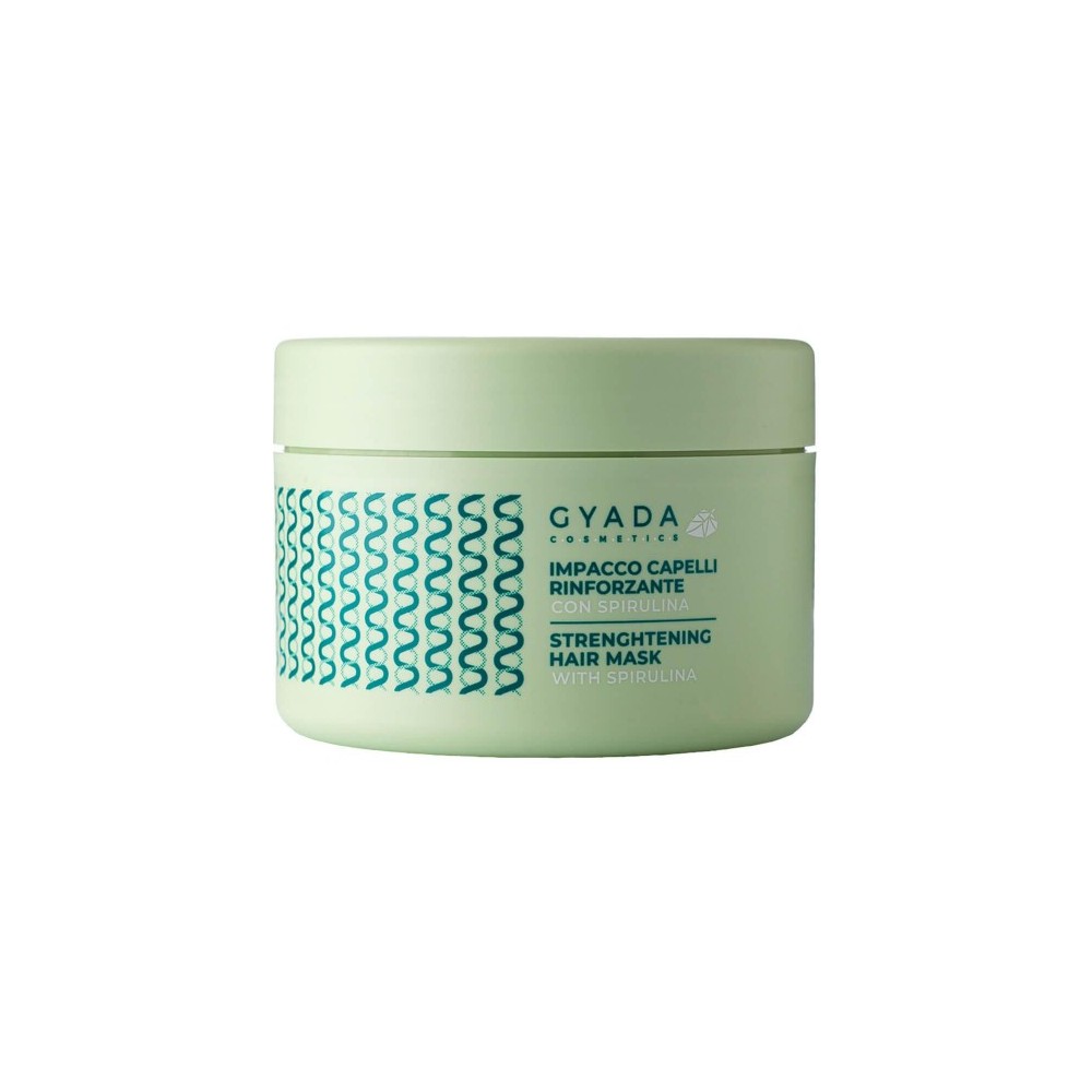 Gyada Cosmetics Linea Spirulina Impacco Capelli Rinforzante Con Spirulina 250 Ml 