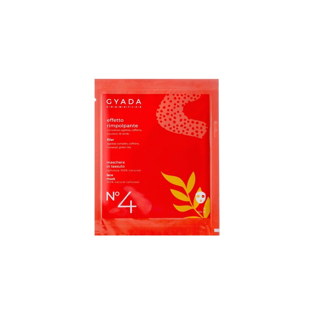 Gyada Cosmetics N4 Maschera In Tessuto Effetto Rimpolpante 15 Ml 