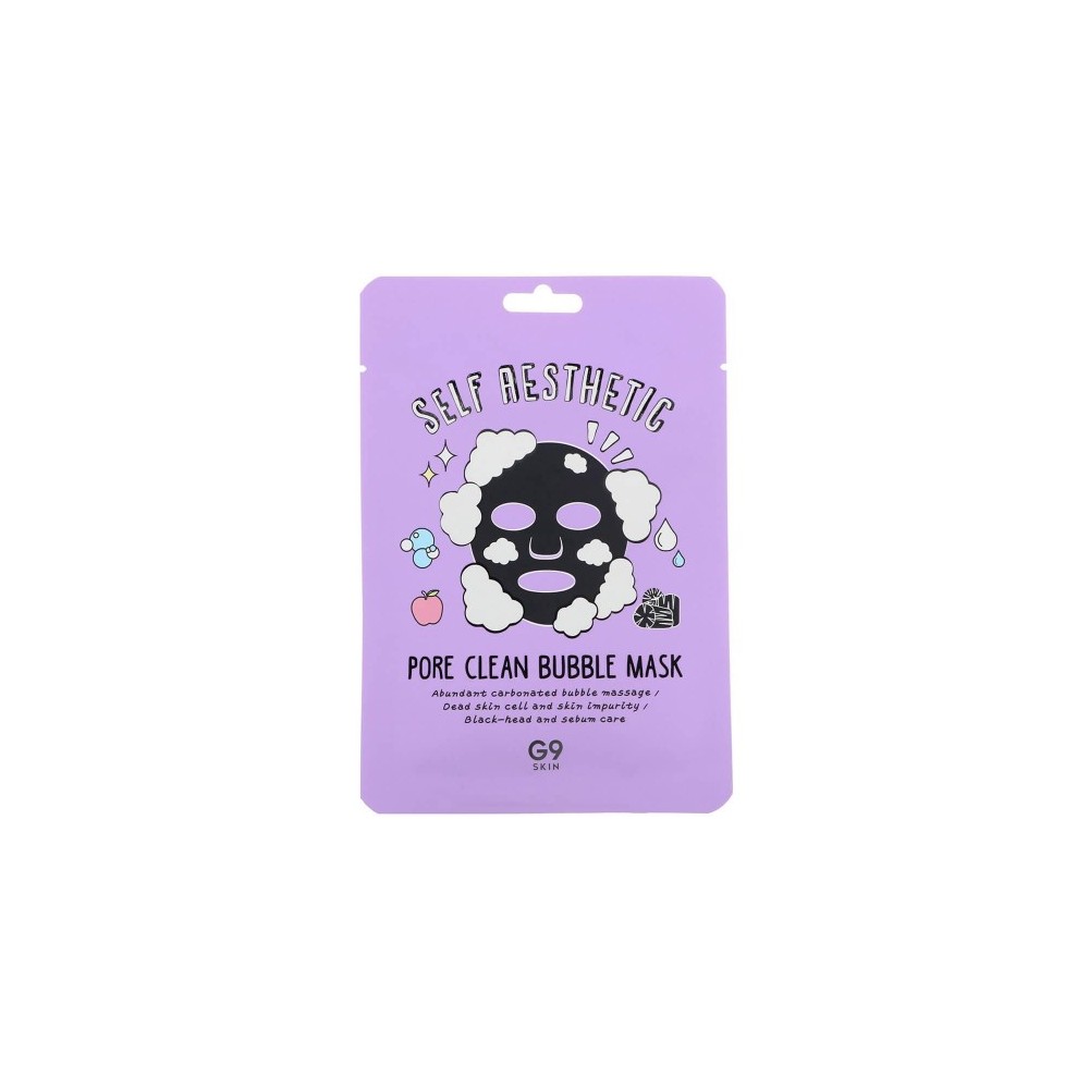 Miin Korean Cosmetics G9 Skin Self Aesthetic Pore Clean Bubble Mask 