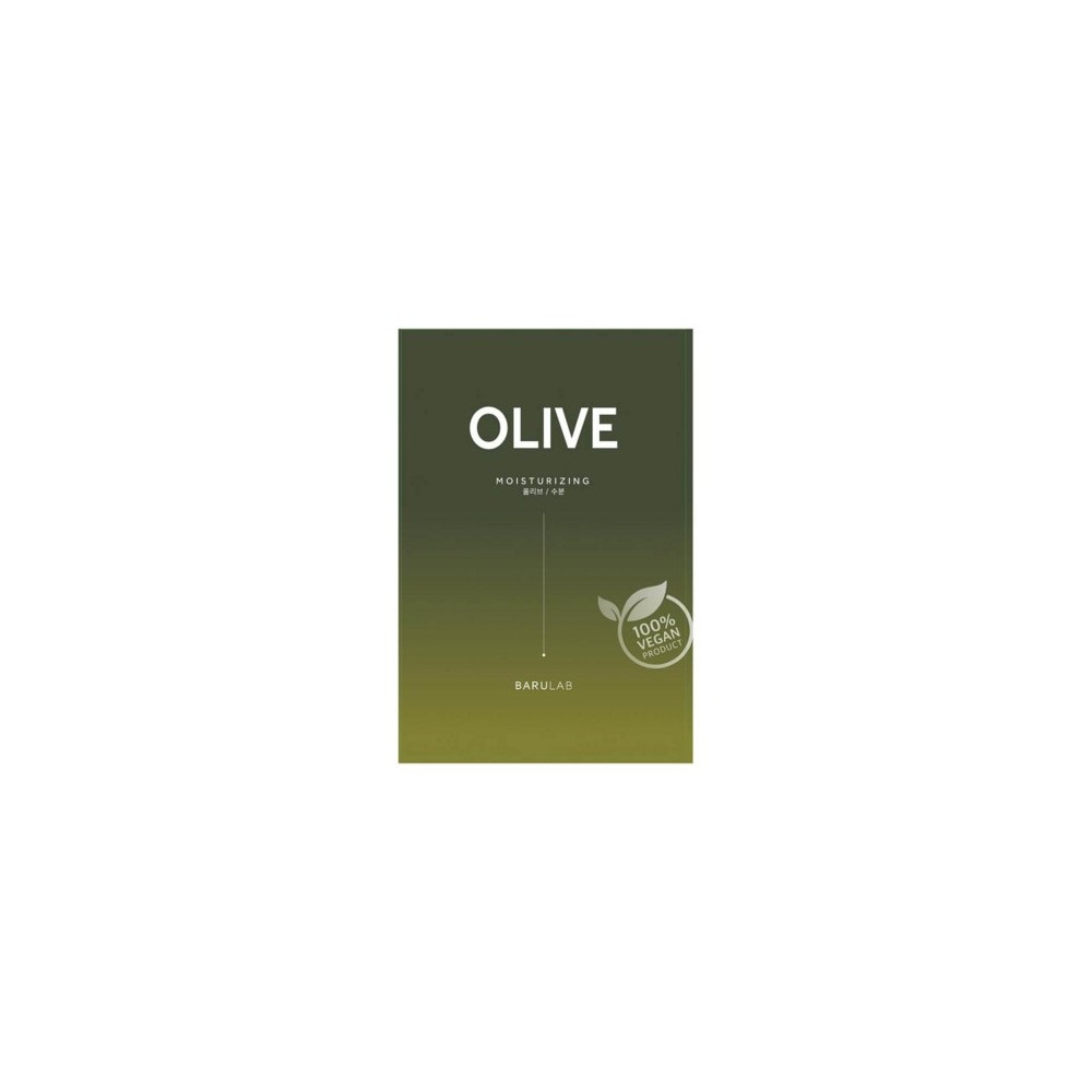 Miin Korean Cosmetics Barulab Clean Vegan Mask Olive  