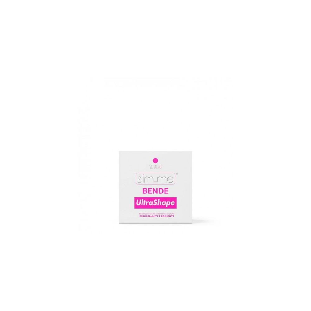 Veralab Slim Me Bende UltraShape - 4 Bende Saline Drenanti Rimodellanti Anticellulite 