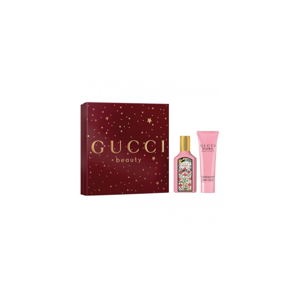 Gucci Cofanetto Gorgeous Gardenia - Eau De Parfum Donna 50 Ml + Lozione Corpo 50 Ml 