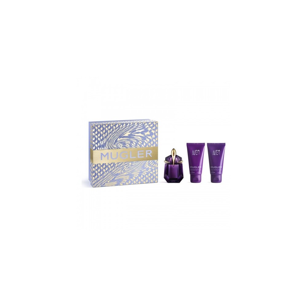 Mugler Alien - Eau De Parfum Donna 30 Ml + Lozione Corpo 50 Ml + Gel Doccia 50 Ml 