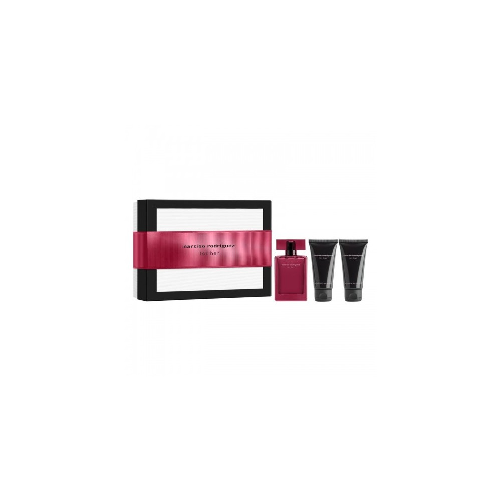 Narciso Rodriguez For Her - Eau De Parfum Intense 50 Ml + Lozione Corpo 50 Ml + Gel Doccia 50 Ml 