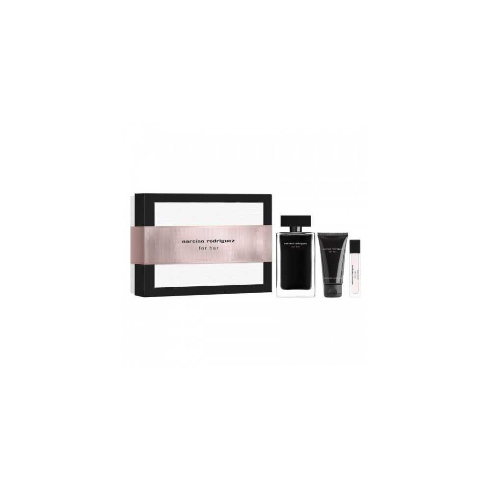 Narciso Rodriguez For Her - Eau De Toilette Donna 50 Ml + Body Lotion 50 Ml + Eau De Toilette Donna 7,5 Ml 