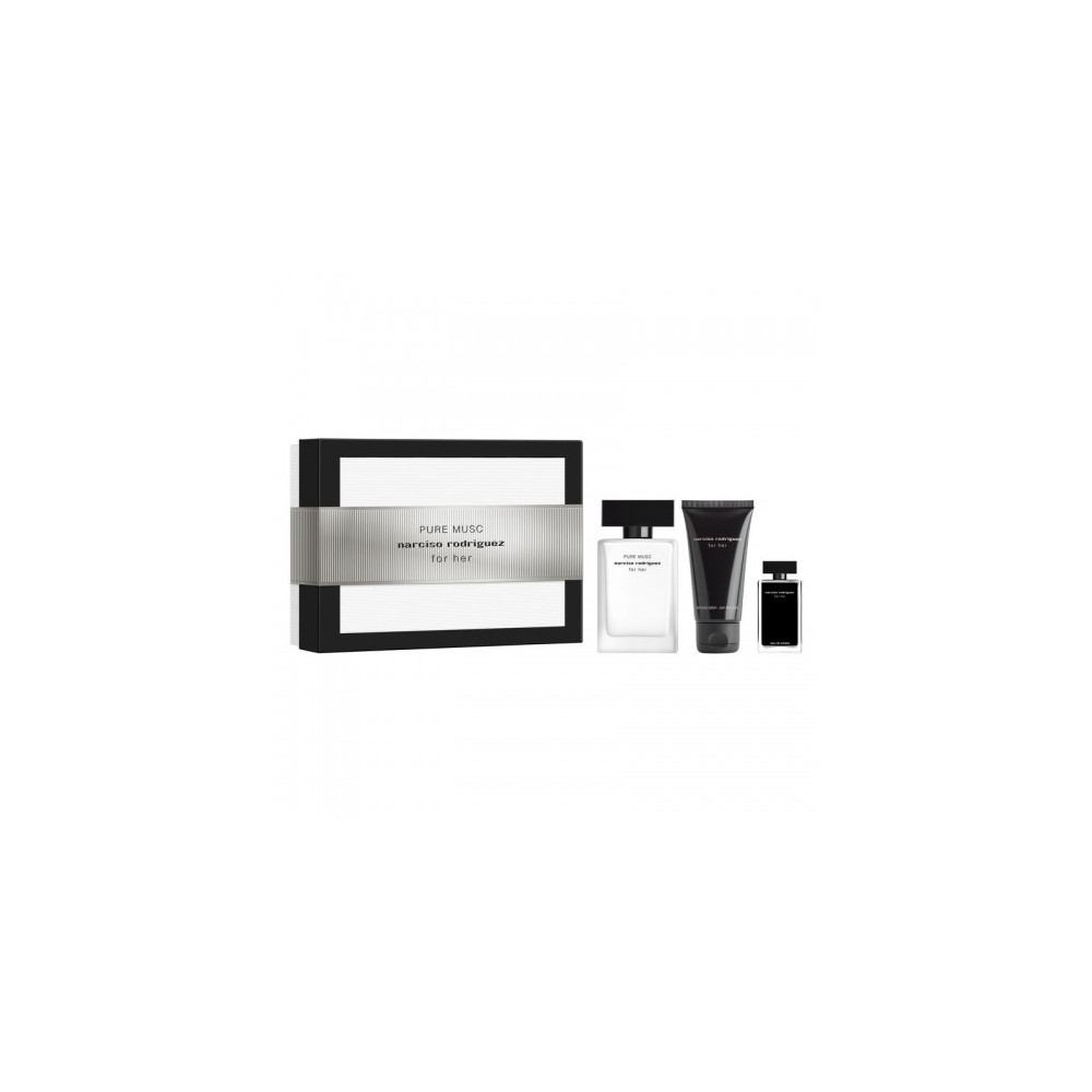 Narciso Rodriguez Pure Musc For Her - Eau De Parfum 50 Ml + Lozione Corpo 50 Ml + Eau De Toilette 7,5 Ml 