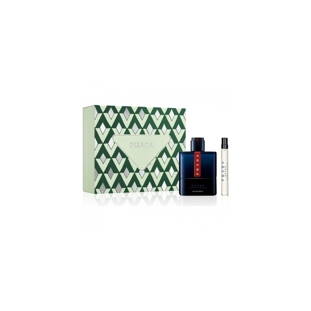 Prada Cofanetto Luna Rossa Ocean - Eau De Parfum Uomo 100 Ml + Eau De Parfum 10 Ml 