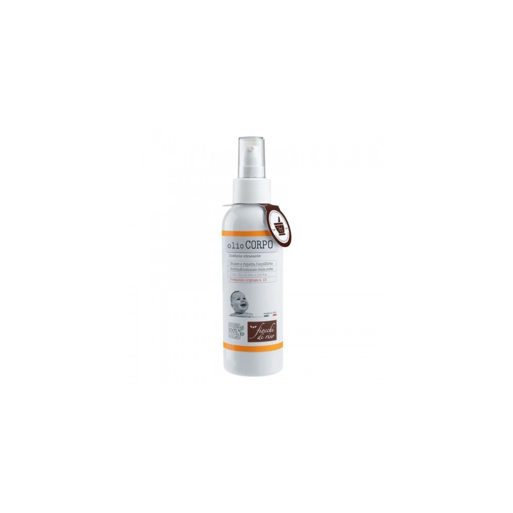 Fiocchi Di Riso Olio corpo - Lozione Idratante per Neonati 140 Ml 