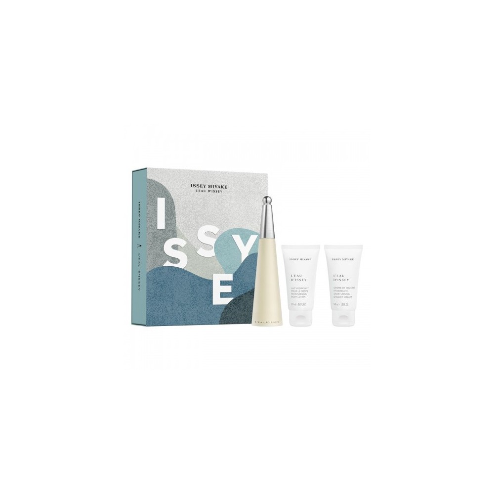 Issey Miyake L'Eau D'Issey - Edt 50 Ml Vapo + Lozione Corpo 50 Ml + Doccia Crema Idratante 50 Ml 