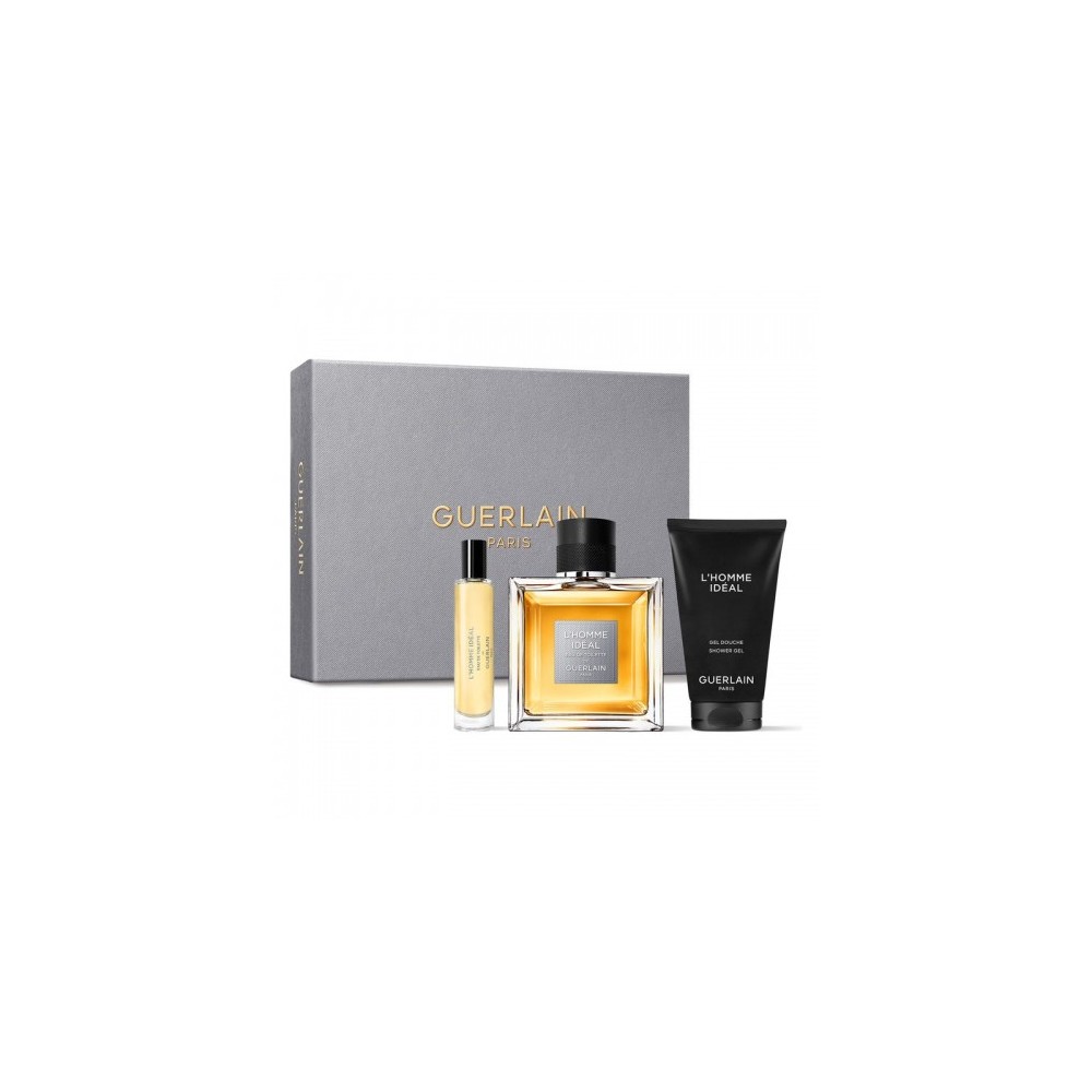 Guerlain L'Homme Ideal - Edt Uomo 100 Ml Vapo + Edt 10 Ml Vapo + Gel Doccia 75 Ml 